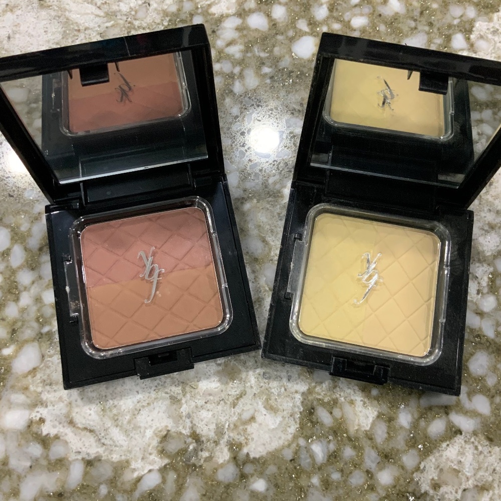 YOUR BEST FRIEND BRONZER & BE YOUTIFUL BLUSH AND NEUTRALIZING PRESSED POWDER